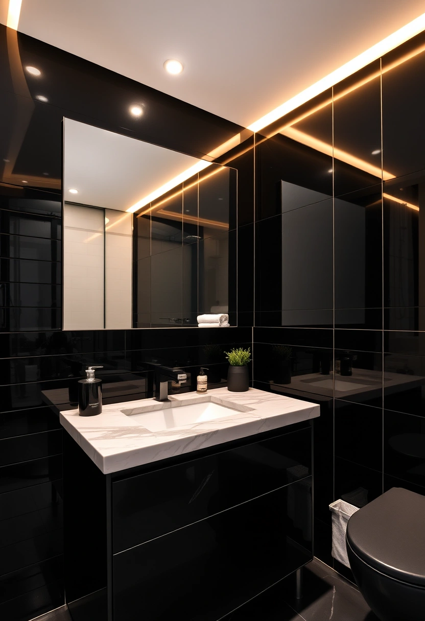 all black bathroom ideas 11