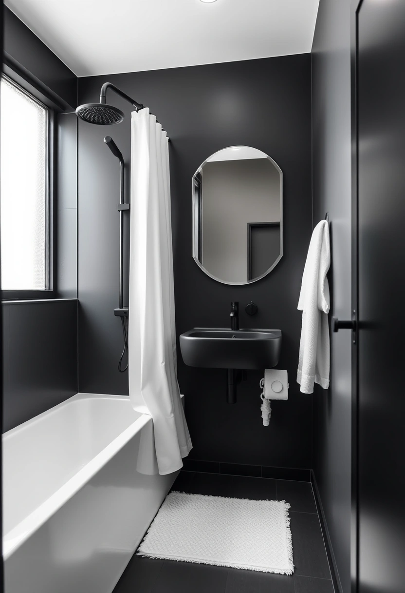 all black bathroom ideas 12