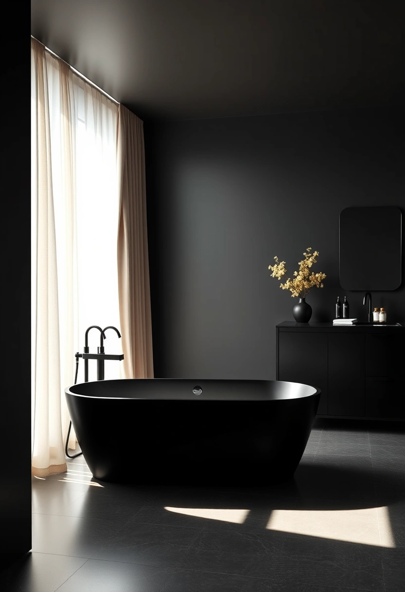 all black bathroom ideas 13