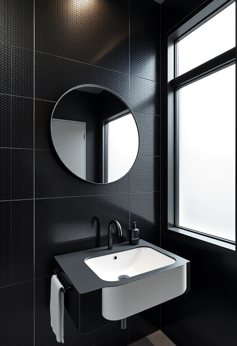 all black bathroom ideas 14