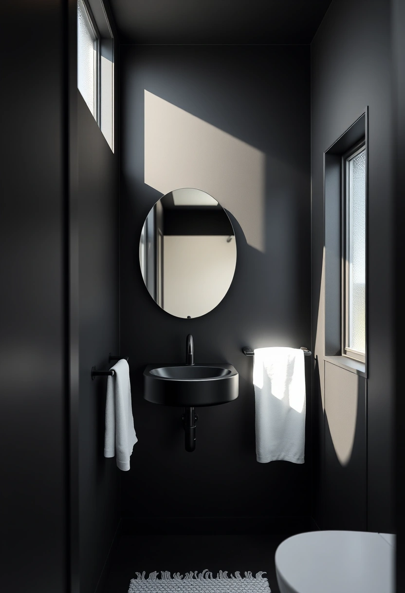 all black bathroom ideas 20