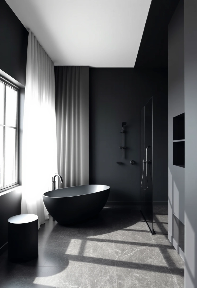 all black bathroom ideas 6