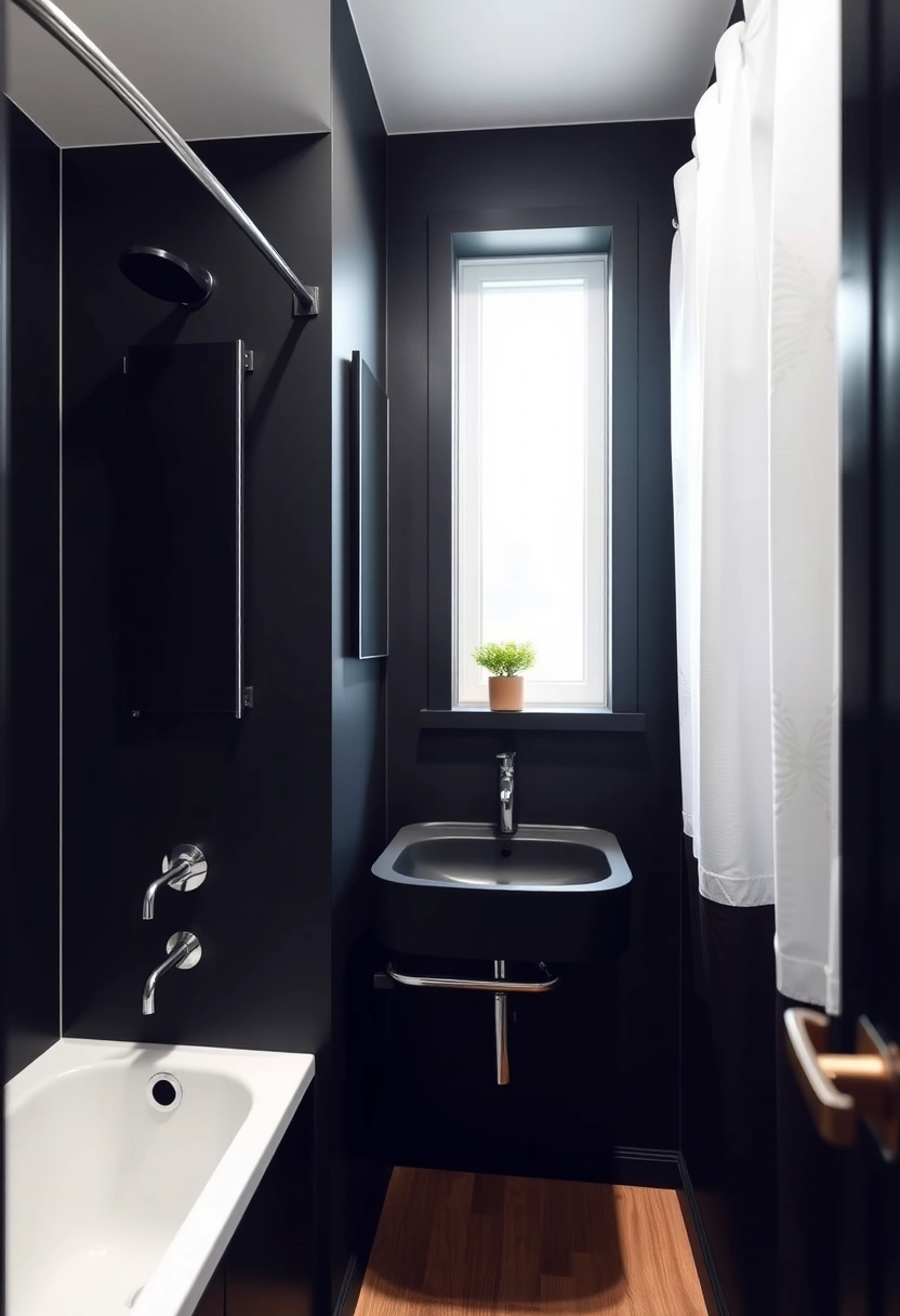 all black bathroom ideas 7