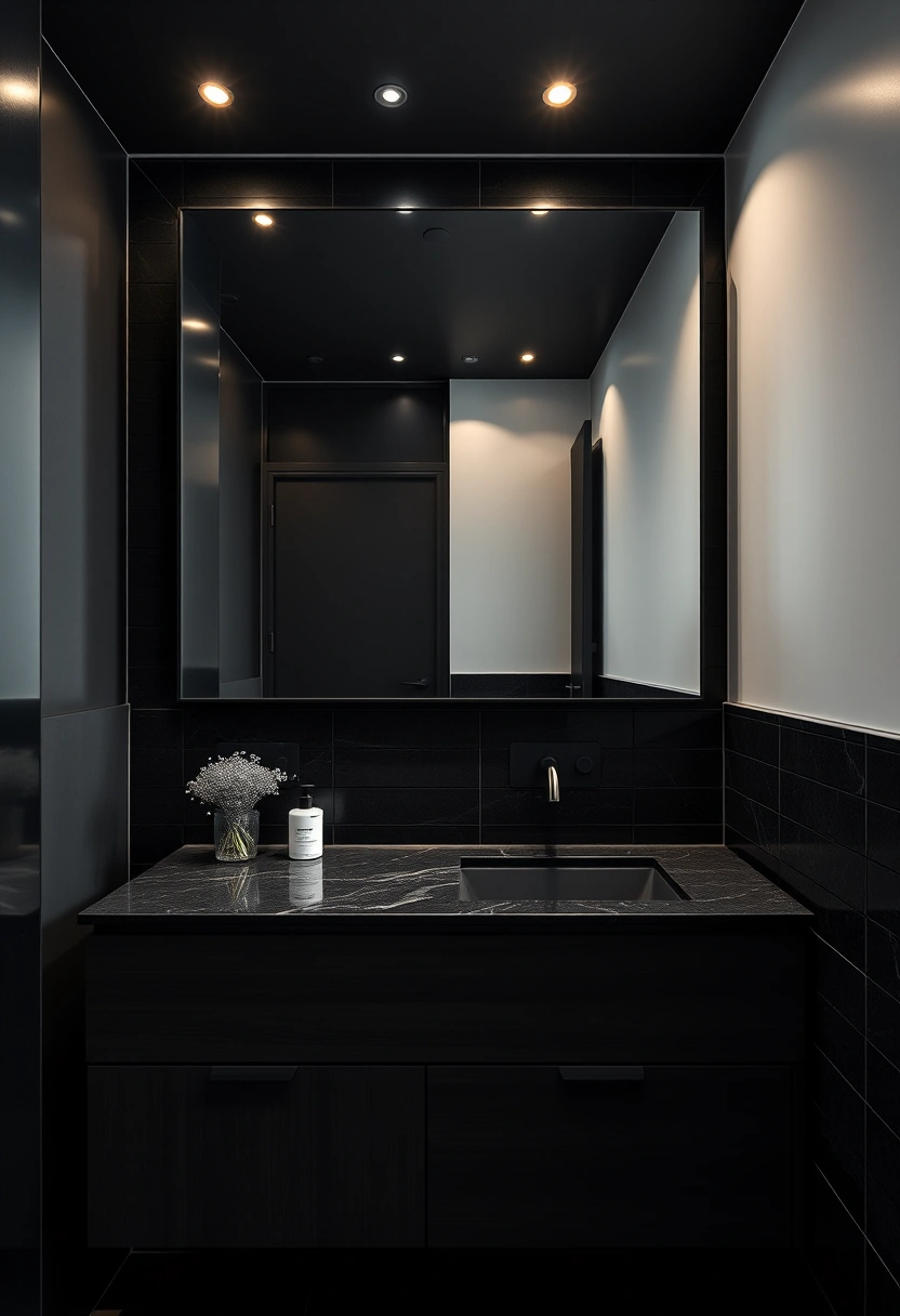 all black bathroom ideas 8