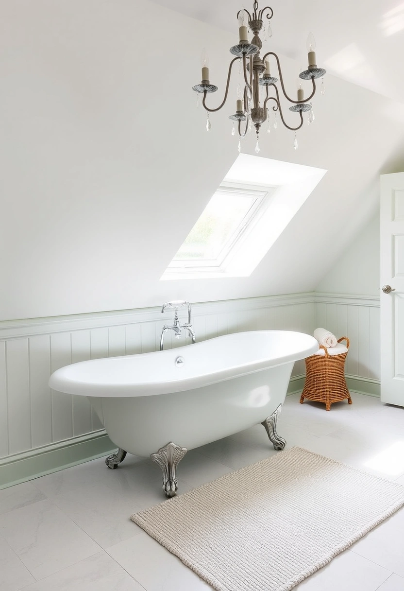 attic bathroom ideas slanted ceiling 10