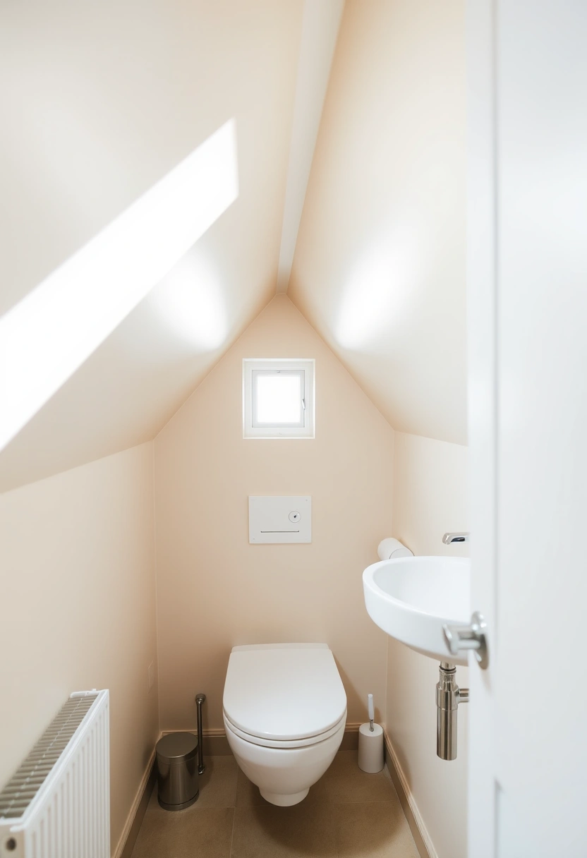 attic bathroom ideas slanted ceiling 14