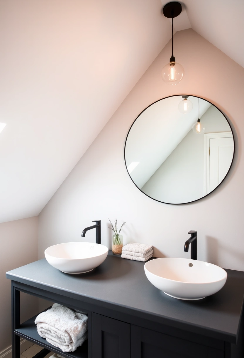 attic bathroom ideas slanted ceiling 5