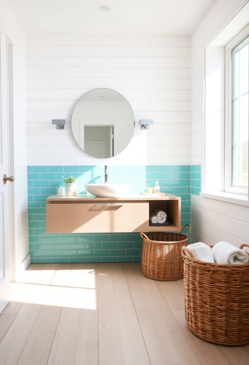 bathroom highlighter tiles ideas 3