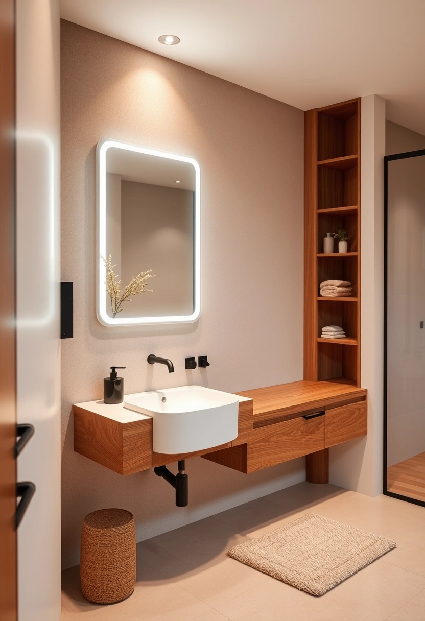 bathroom ideas brown 10