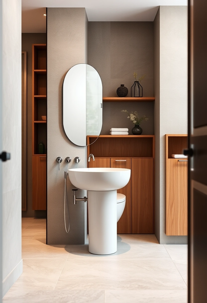 bathroom ideas brown 13