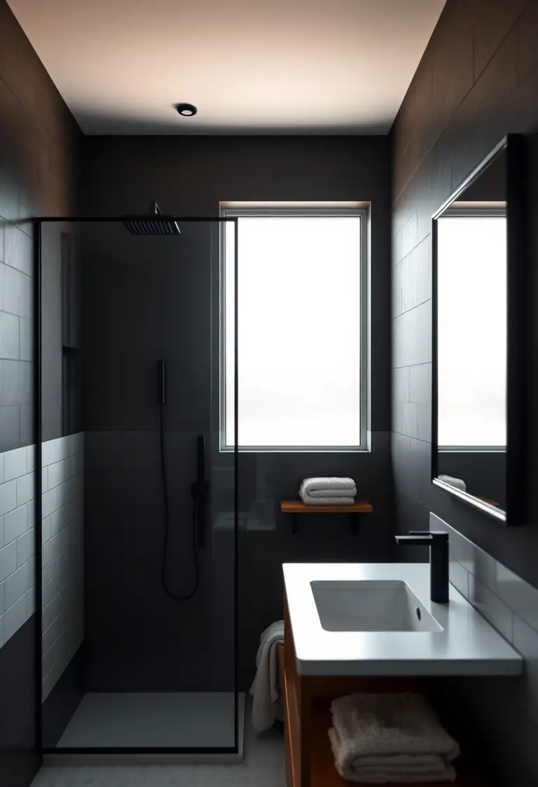 bathroom ideas dark 1