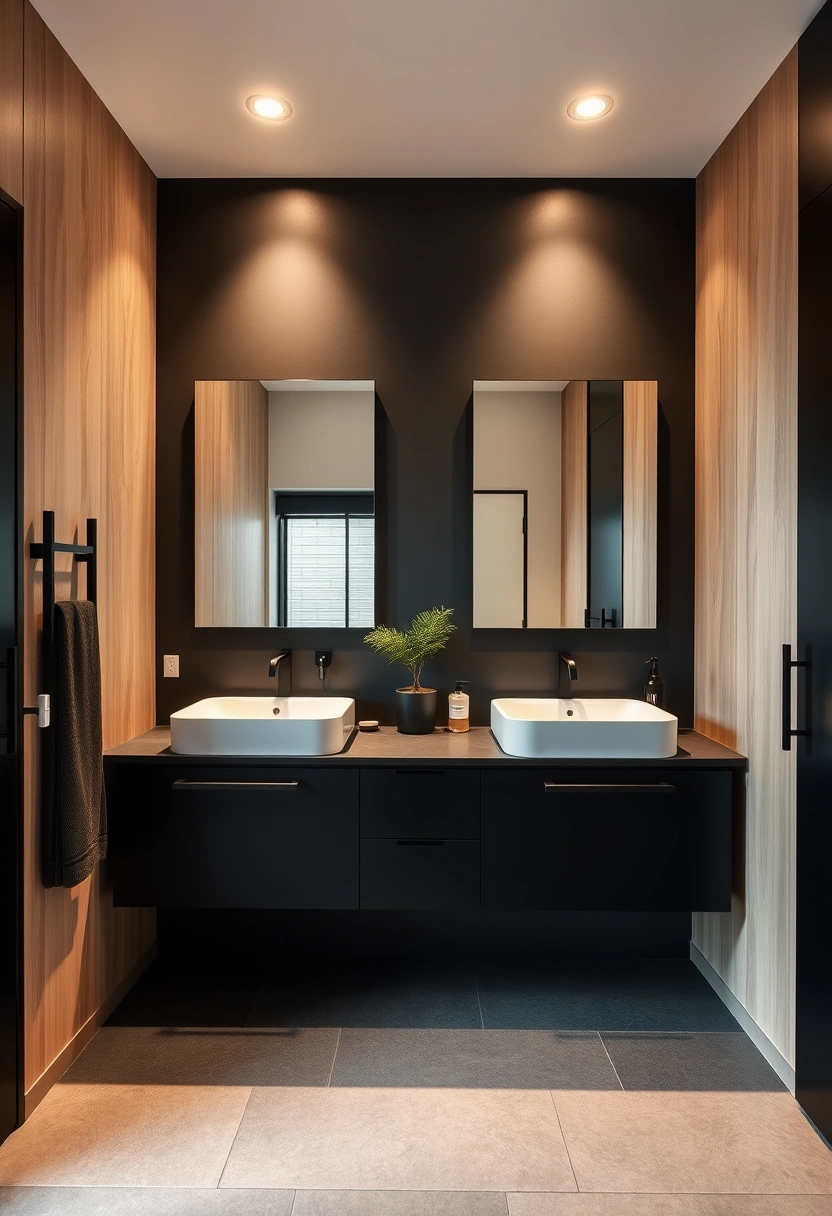 bathroom ideas dark 9