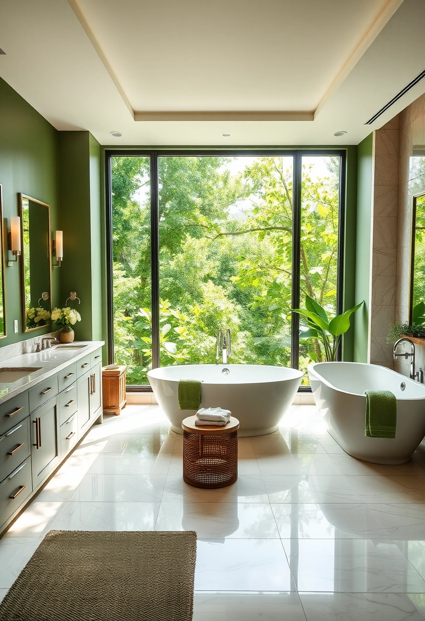 bathroom ideas green 17