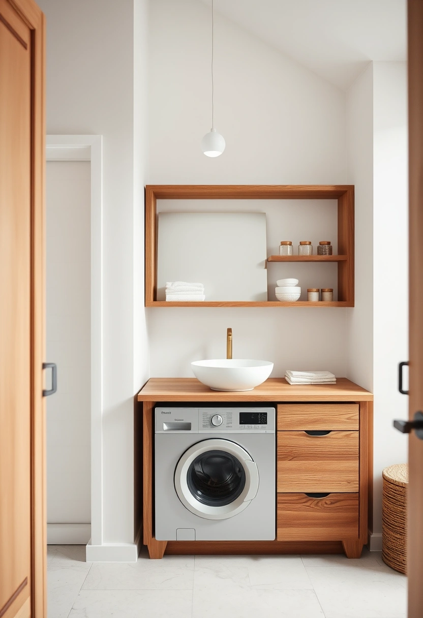 bathroom ideas with washing machine 6