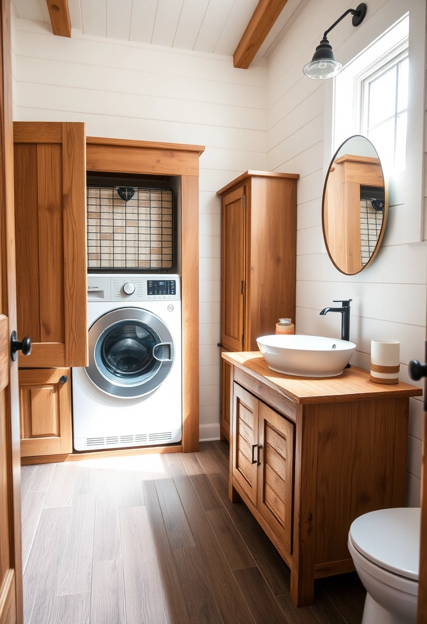 bathroom ideas with washing machine 9