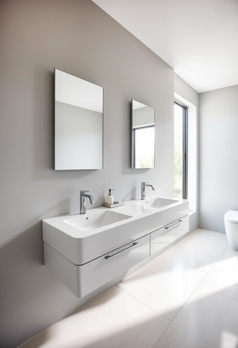 bathroom mirror ideas double sink 17