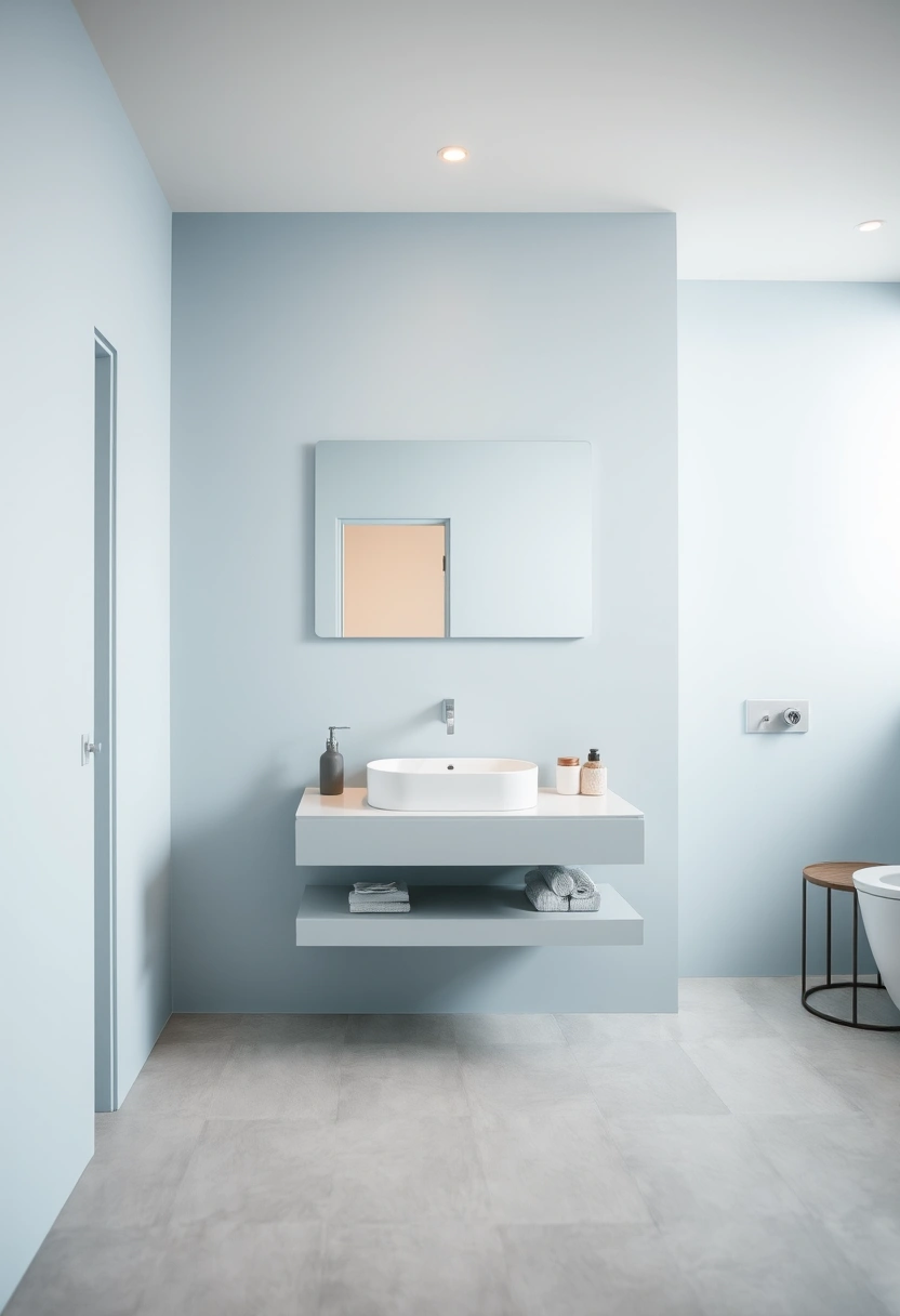 bathroom wall color ideas 19