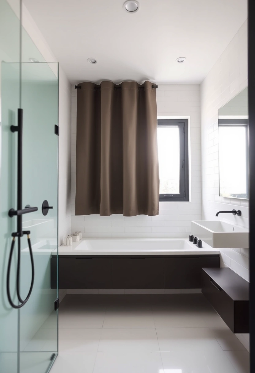 bathroom window curtain ideas 18