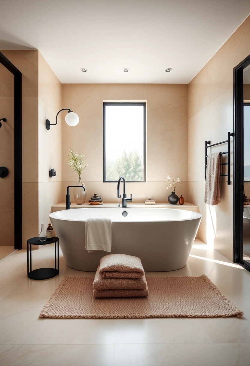 beige and black bathroom ideas 6