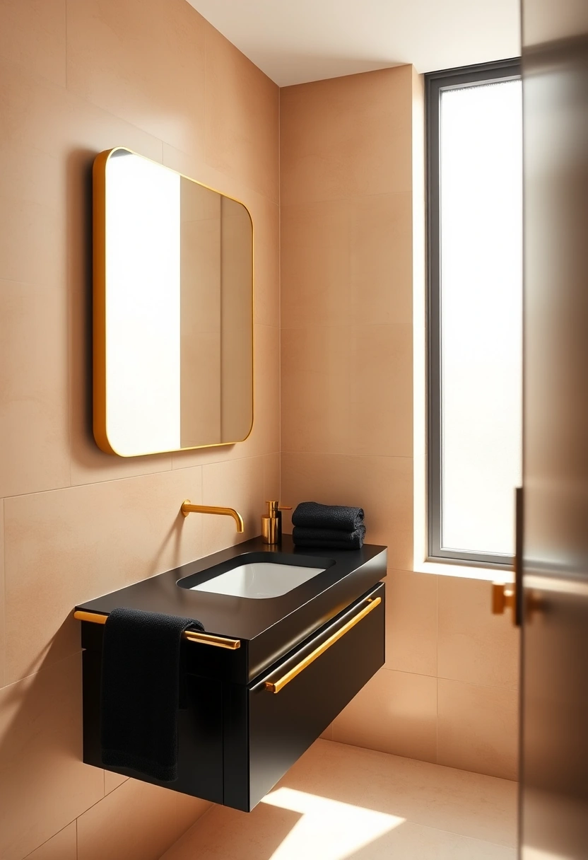 black and gold bathroom ideas 1