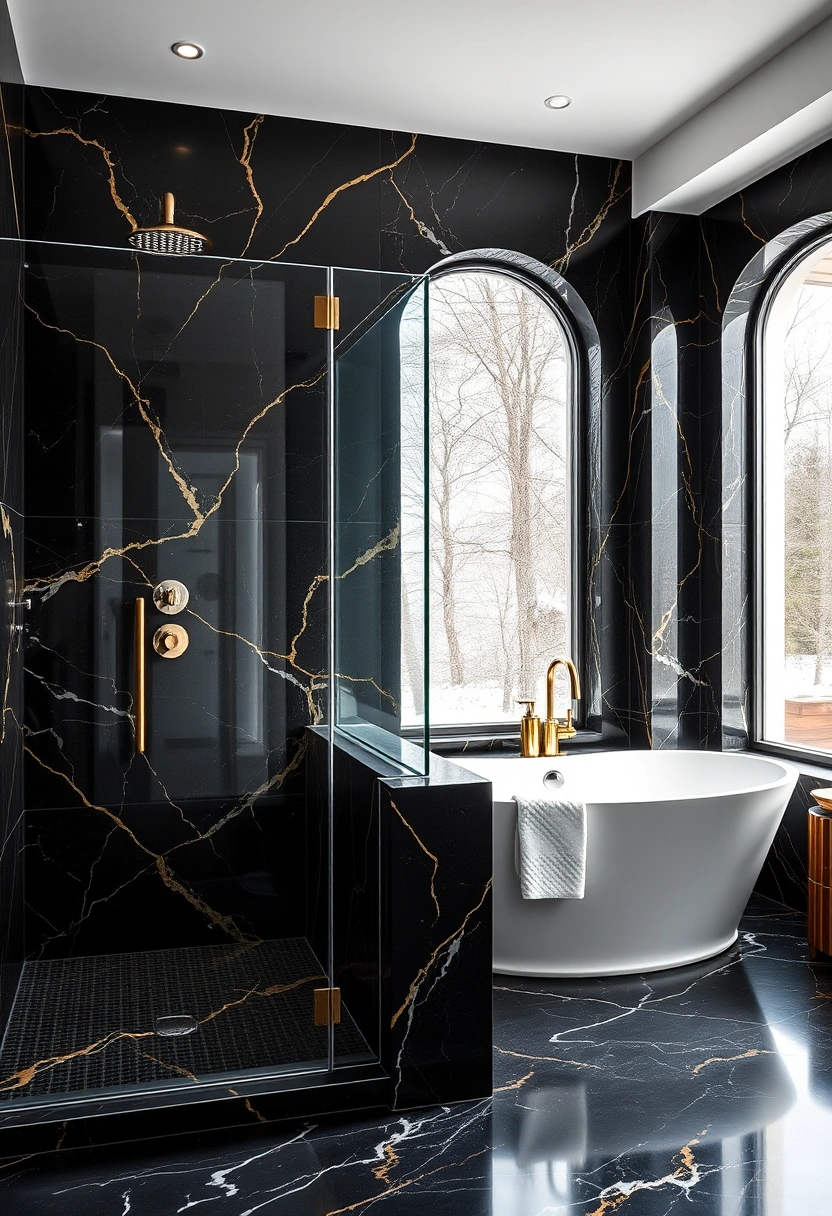 black and gold bathroom ideas 10