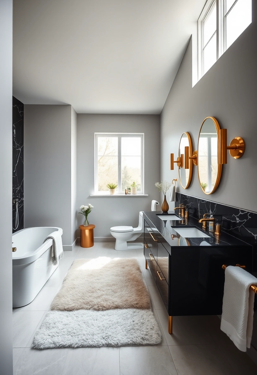 black and gold bathroom ideas 12