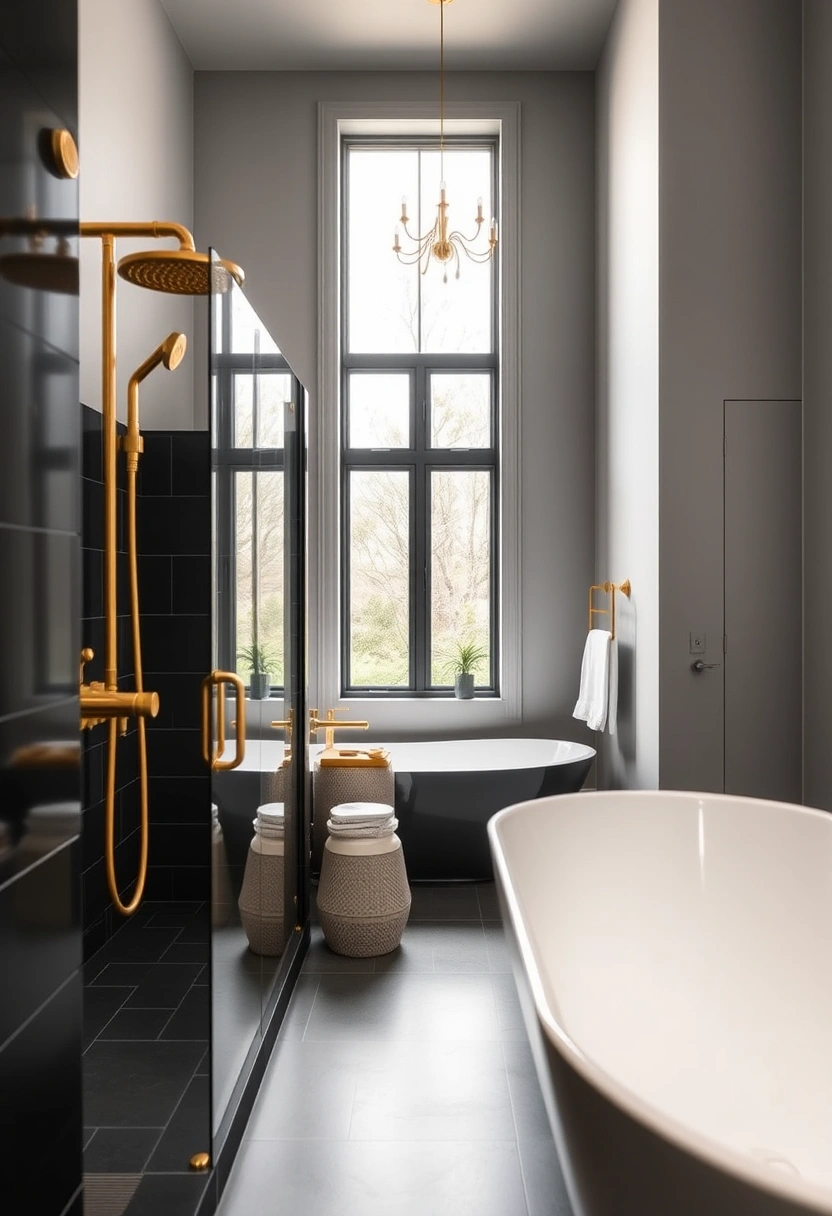 black and gold bathroom ideas 17