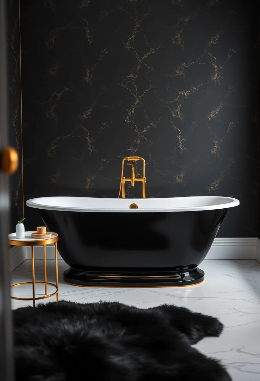 black and gold bathroom ideas 2