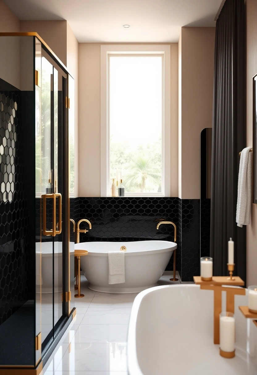 black and gold bathroom ideas 5