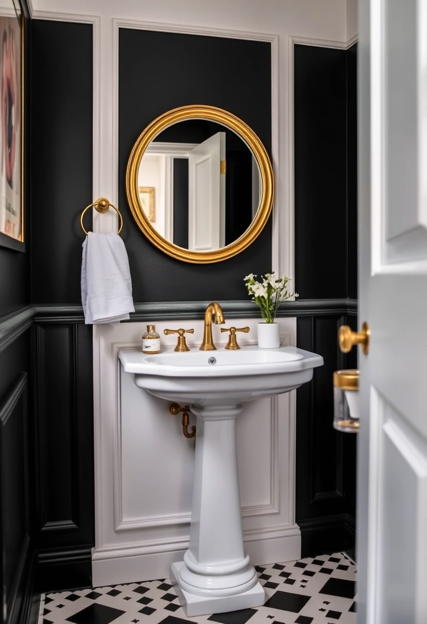 black and gold bathroom ideas 8