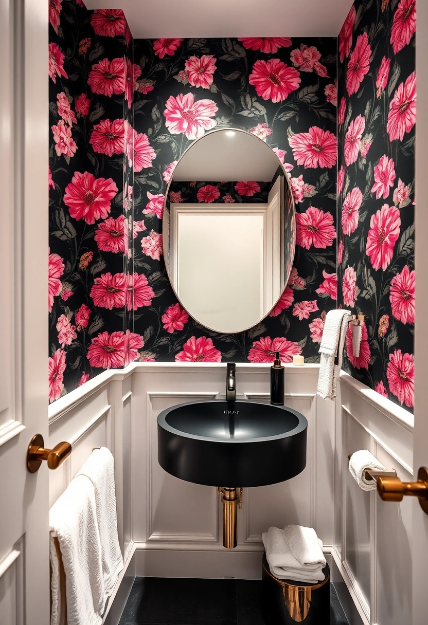 black and pink bathroom ideas 15