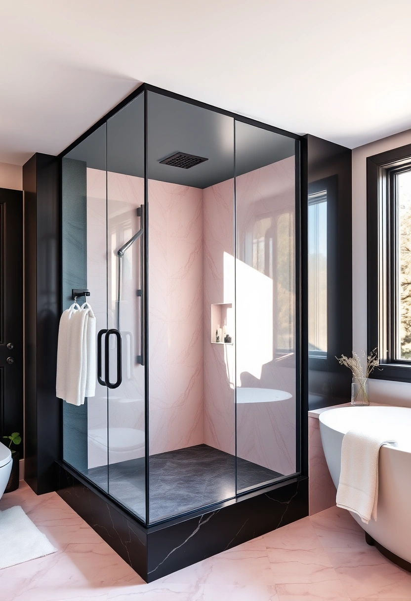 black and pink bathroom ideas 19