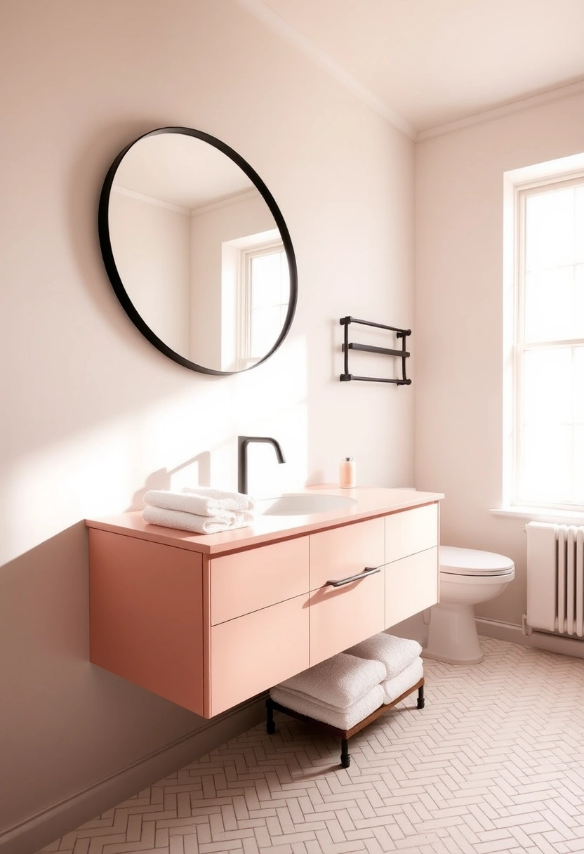 black and pink bathroom ideas 2