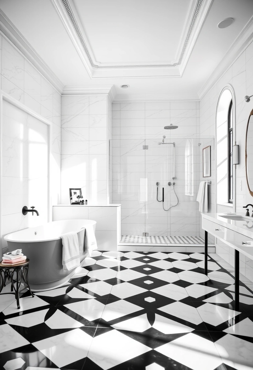 black and white bathroom ideas 10