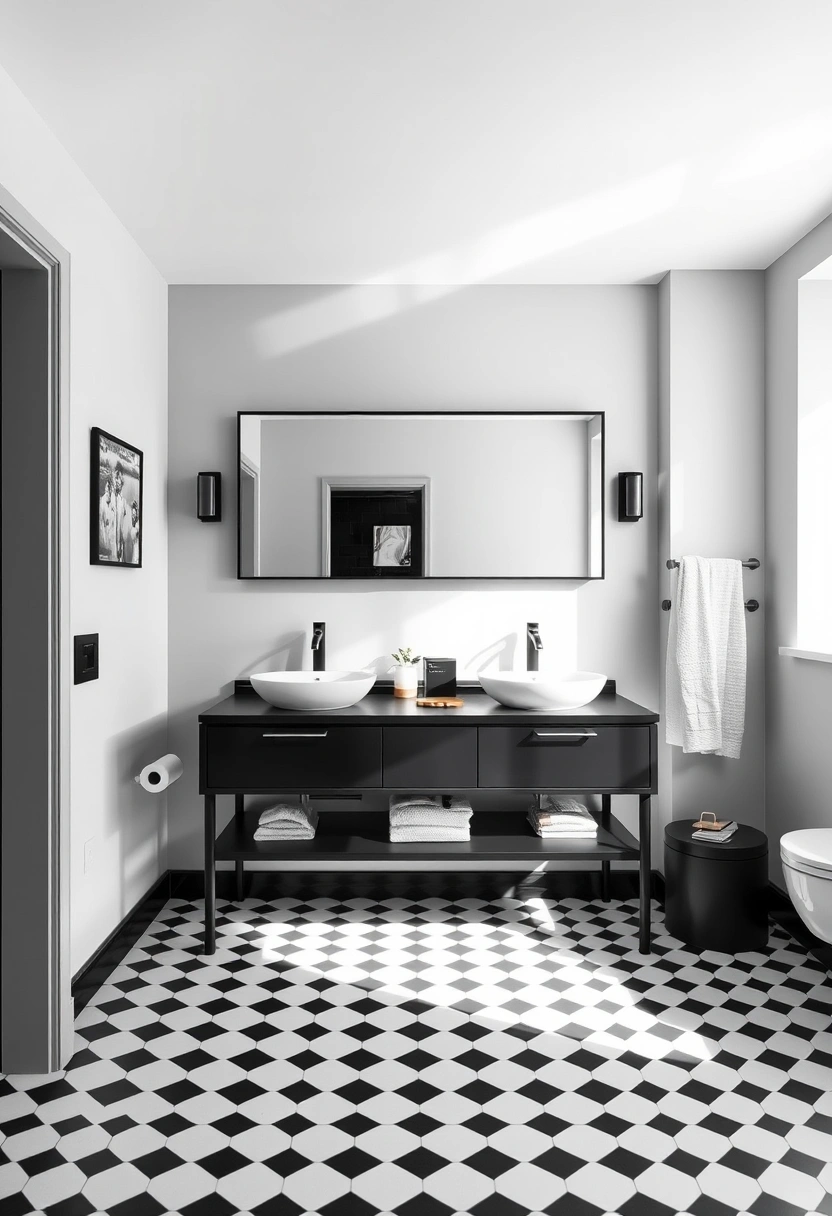 black and white bathroom ideas 18