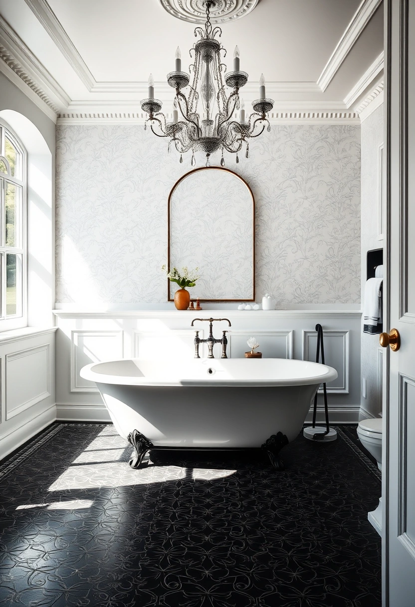 black and white bathroom ideas 19