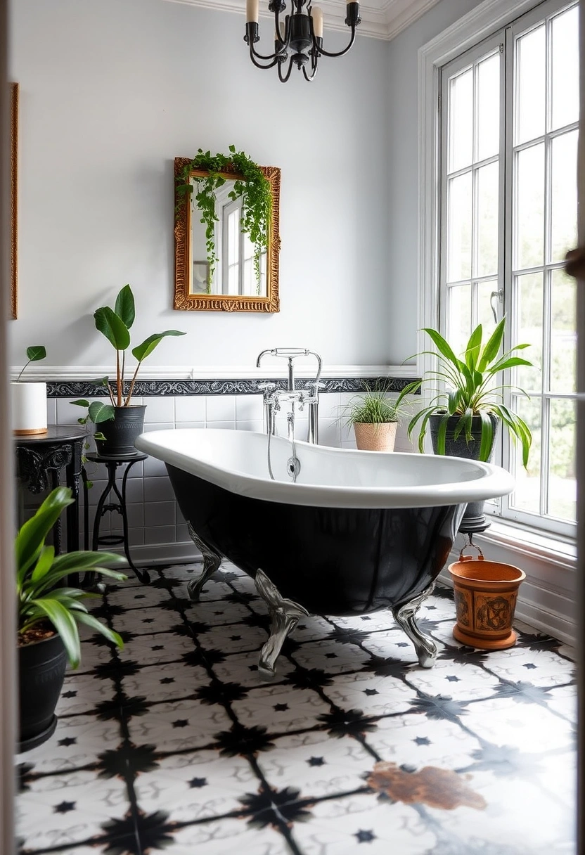 black and white bathroom ideas 4