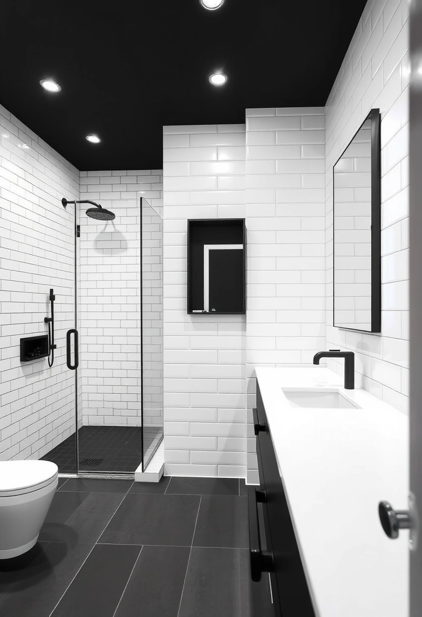 black and white bathroom ideas 8