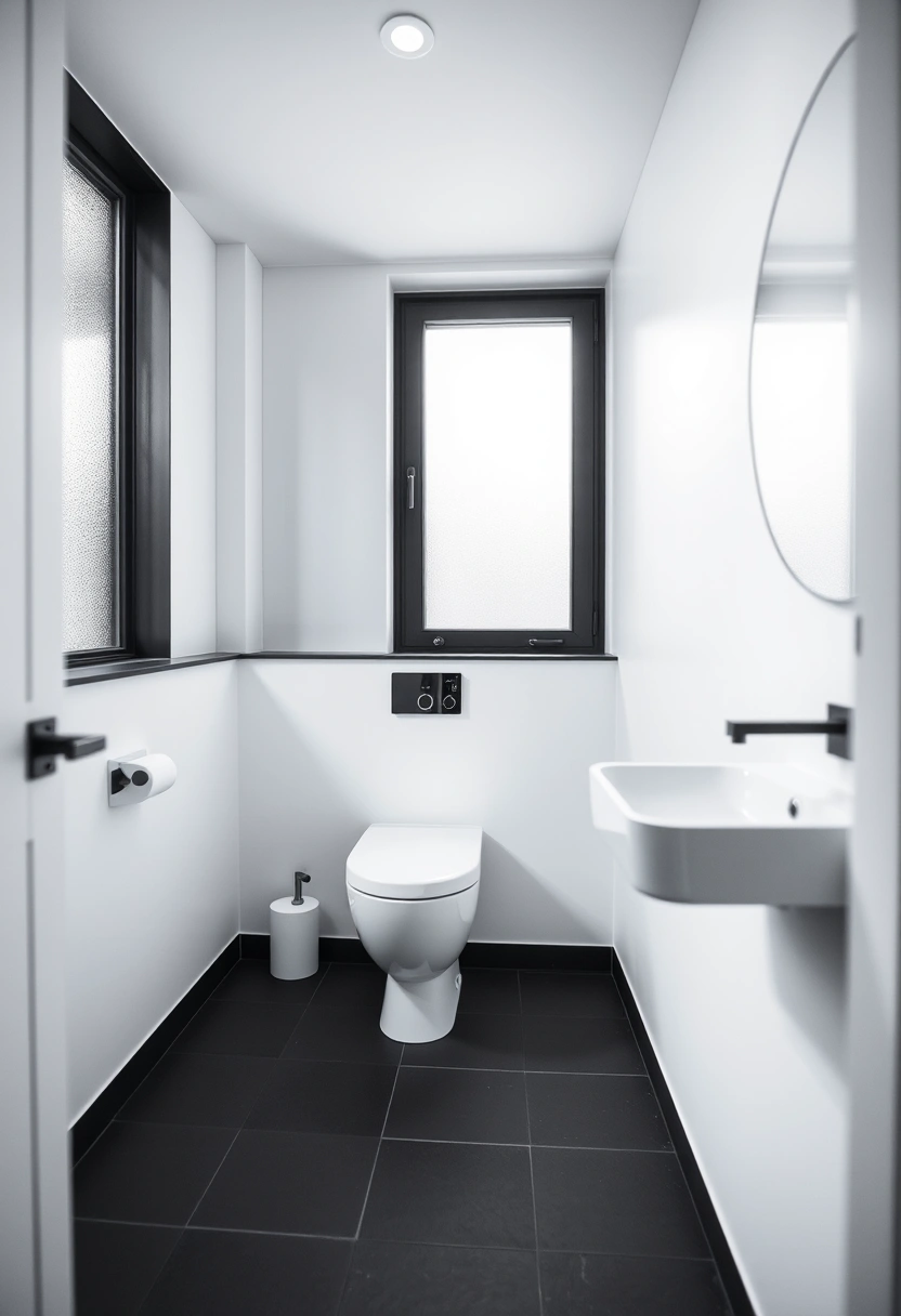 black and white small bathroom ideas 15