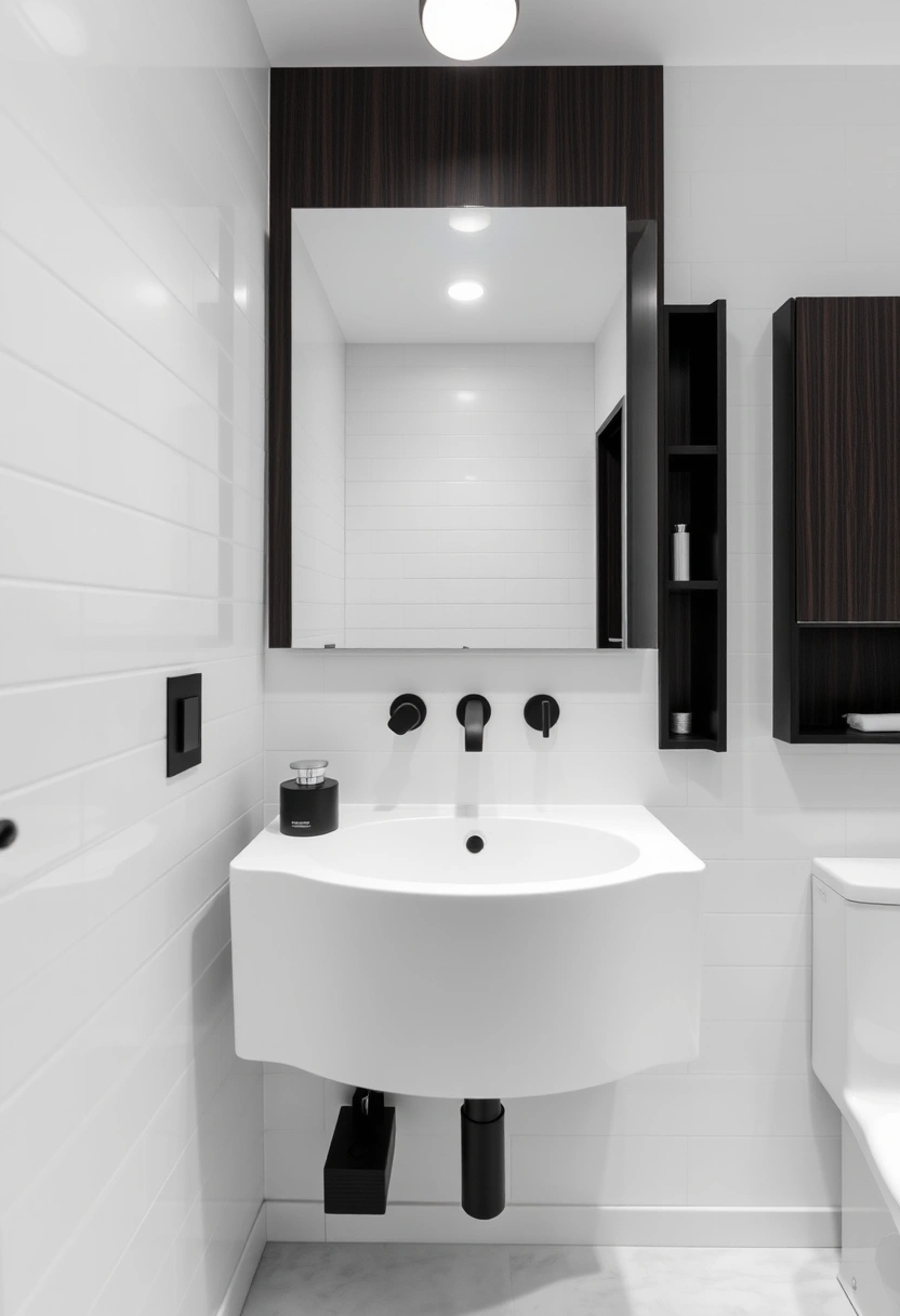 black and white small bathroom ideas 17