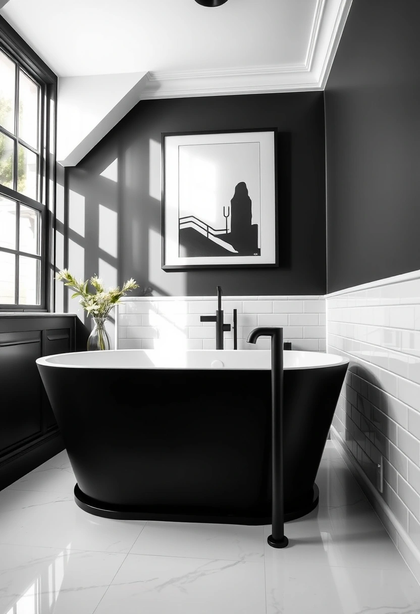 black and white small bathroom ideas 4