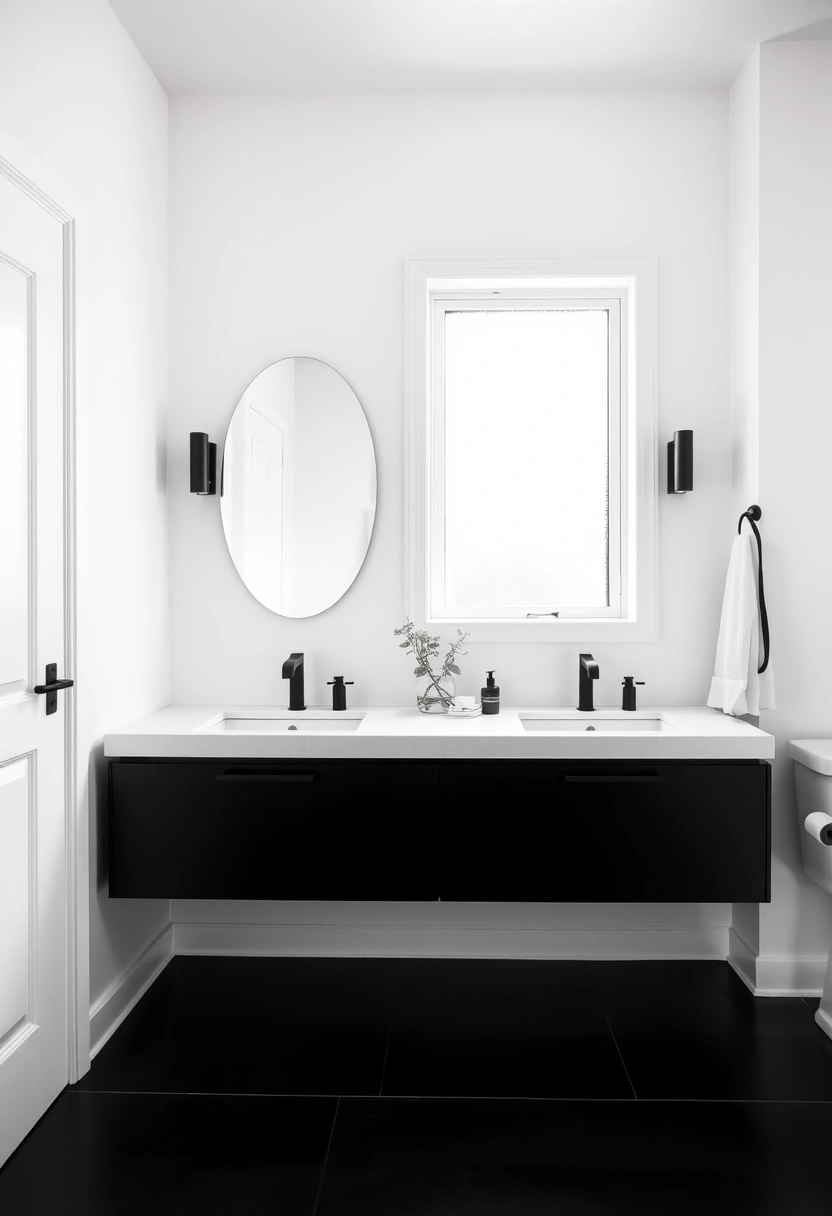 black and white small bathroom ideas 9