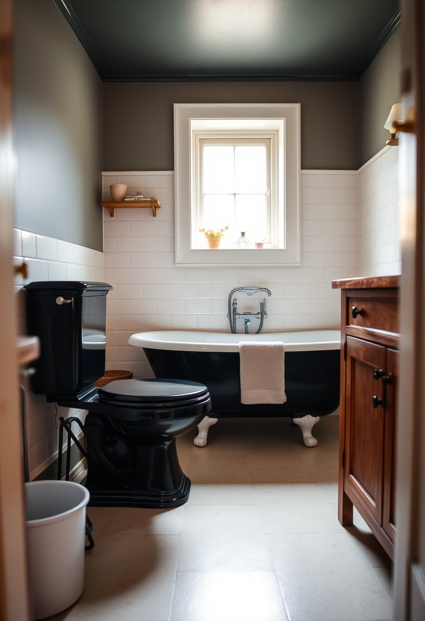 black toilet bathroom ideas 13