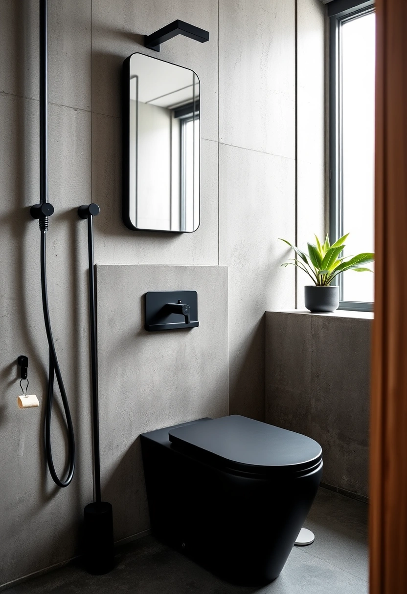 black toilet bathroom ideas 5