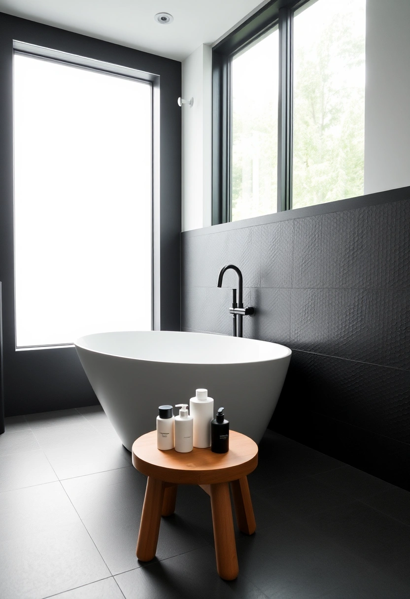 black white and grey bathroom ideas 10