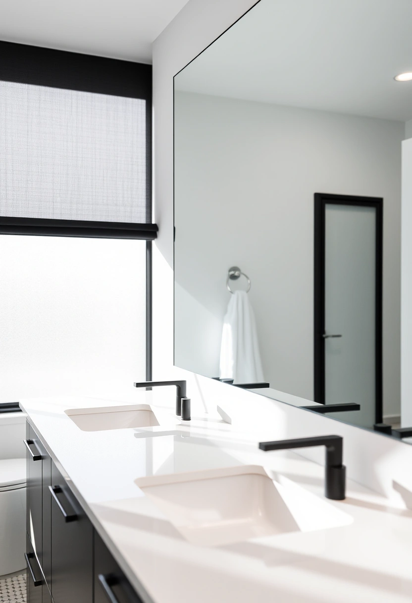 black white and grey bathroom ideas 11