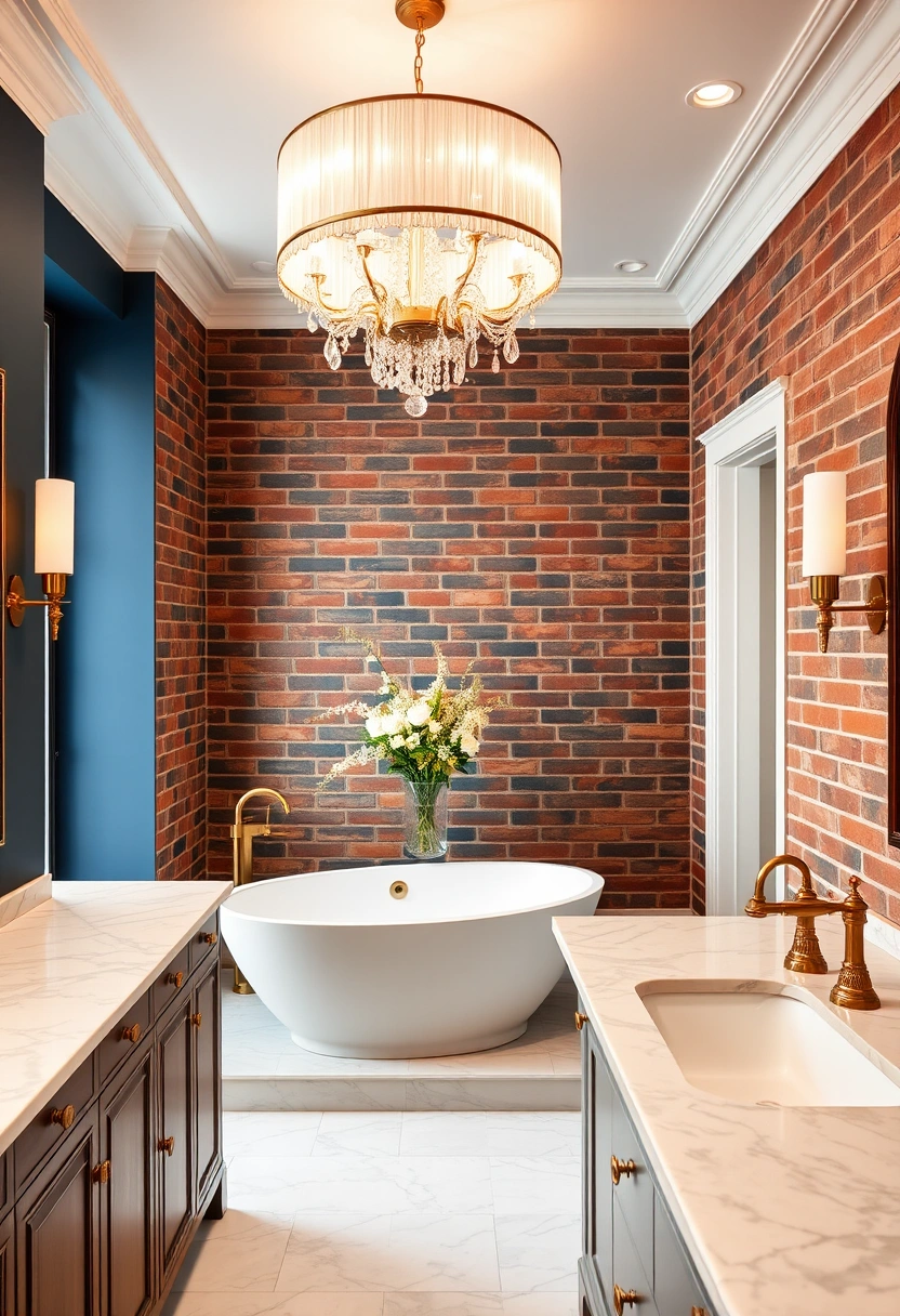 brick bathroom ideas 11