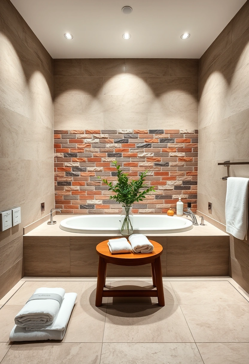 brick bathroom ideas 15