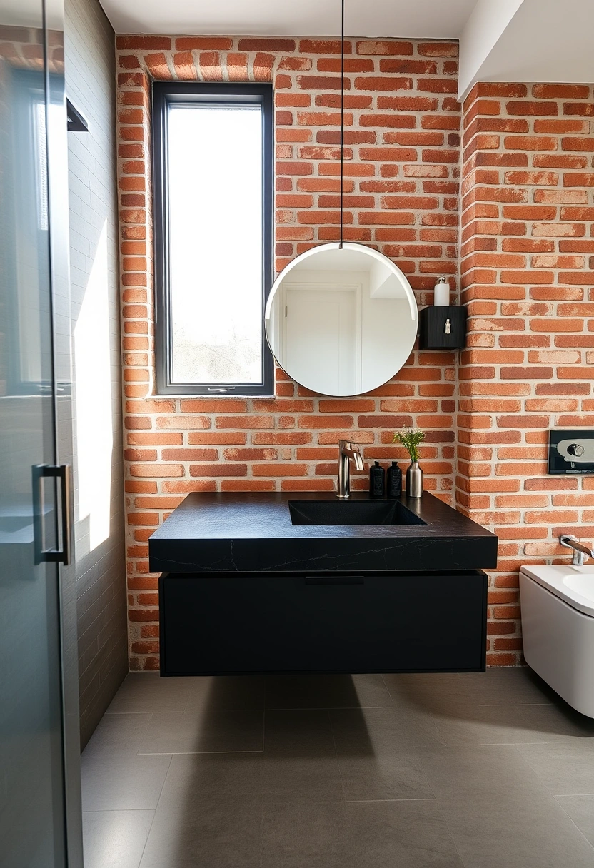 brick bathroom ideas 2