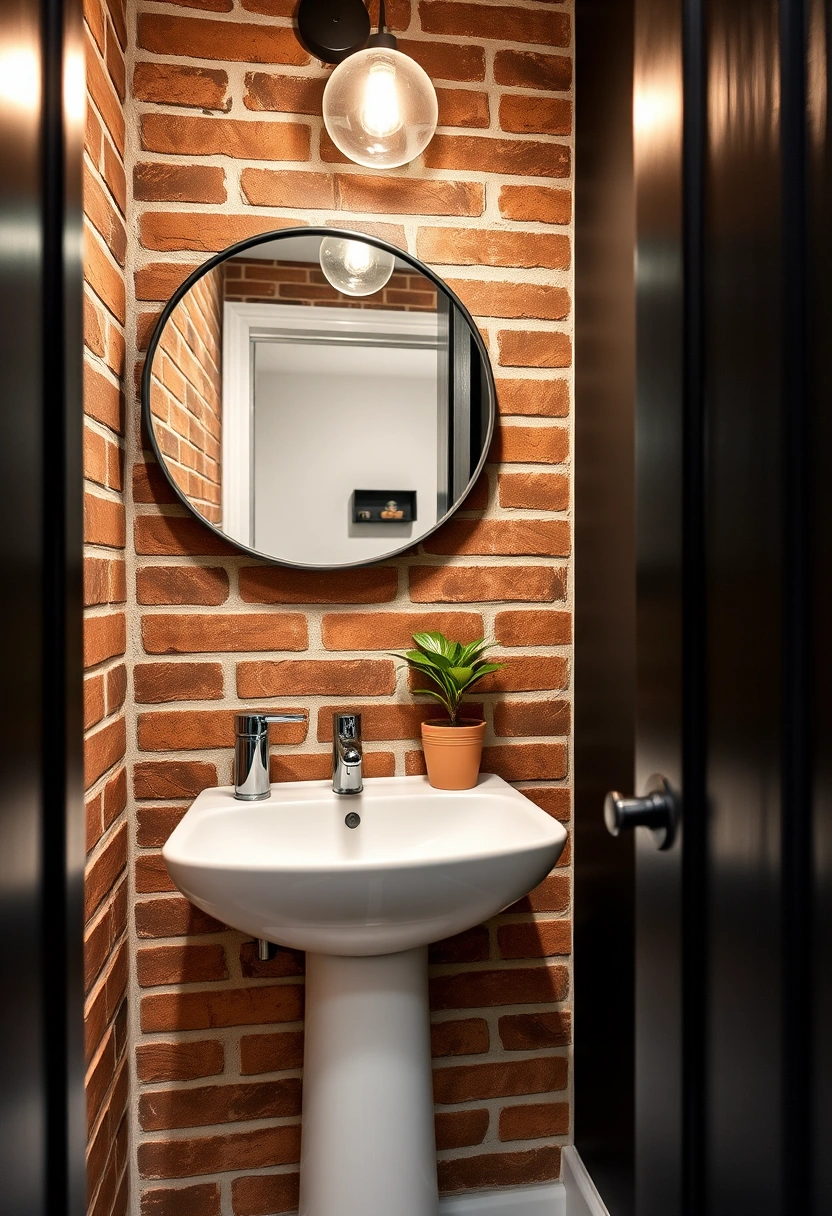 brick bathroom ideas 9